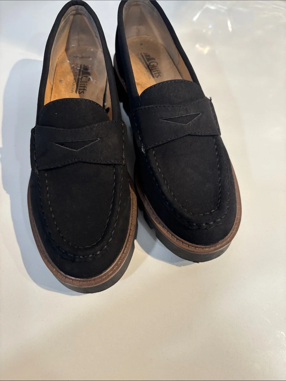 Gunner Lug Sole Platform Penny Loafer